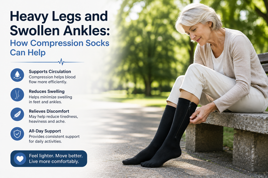 Heavy Legs and Swollen Ankles: How Compression Socks Can Help