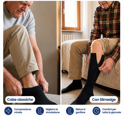 Calze Compressivi con Cerniera