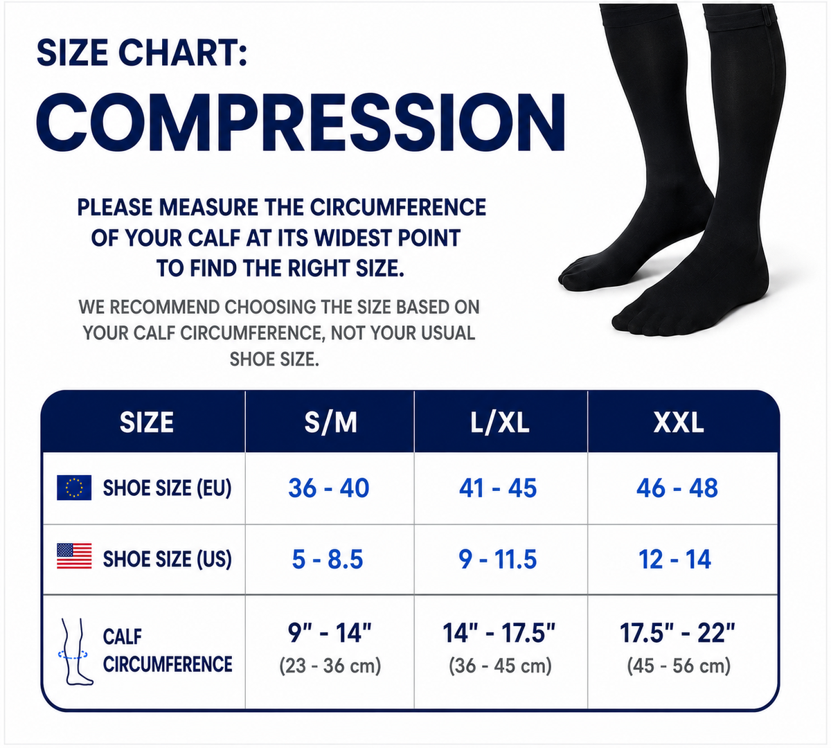 Compression Slimedge Zip Socks