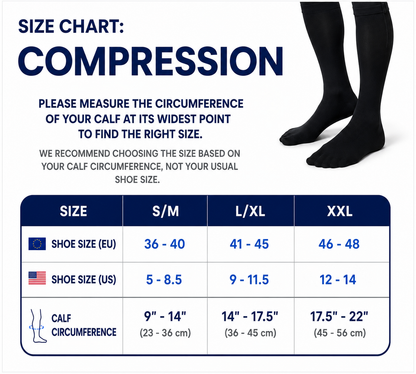 Compression Slimedge Zip Socks